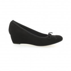 Escarpins cuir velours noir Elizabeth stuart