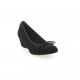 Escarpins cuir velours noir Elizabeth stuart