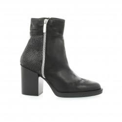 Pao Boots cuir nubuck noir