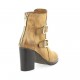 Pao Boots cuir nubuck cognac