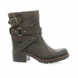 Pao Boots cuir nubuck marron