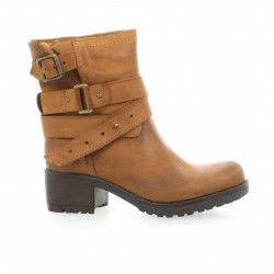 Pao Boots cuir nubuck cognac