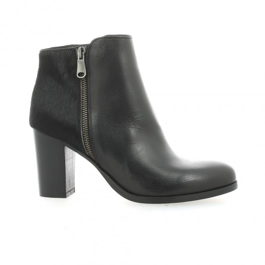 Pao Boots cuir poulain noir