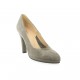 Vidi studio Escarpins cuir velours taupe