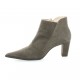 Brenda zaro Boots cuir velours gris