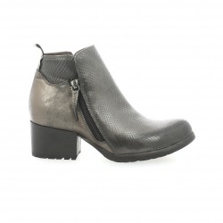 Volpato benito Boots cuir python marron