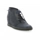 Benoite c Derby cuir serpent bleu