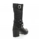 Pao Boots cuir nubuck noir