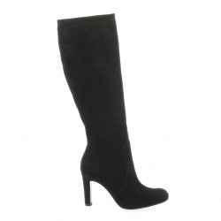 Donna Piu Alifax Bottes cuir velours noir