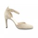 Vidi studio Escarpins cuir velours beige