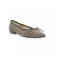 Escarpins cuir velours gris Brenda zaro