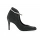 Escarpins cuir velours anthracite Elizabeth stuart