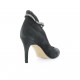 Escarpins cuir velours anthracite Elizabeth stuart