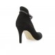 Escarpins cuir velours noir Elizabeth stuart