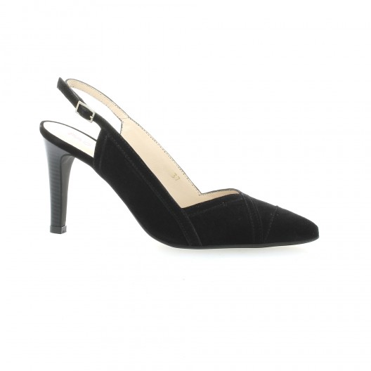 Vidi studio Escarpins cuir velours noir