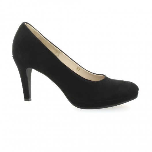 Vidi studio Escarpins cuir velours noir