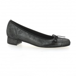 Elizabeth stuart Ballerines cuir laminé noir