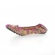 Elizabeth stuart Ballerines tissu fushia