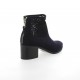 Giancarlo Boots cuir velours marine