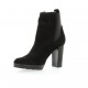 Boots cuir velours noir Elizabeth stuart