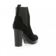 Boots cuir velours noir Elizabeth stuart