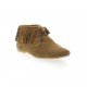 Pao Derby cuir velours camel