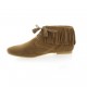 Pao Derby cuir velours camel