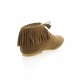 Pao Derby cuir velours camel