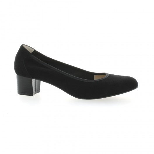 Brenda zaro Ballerines cuir velours noir