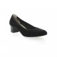 Brenda zaro Ballerines cuir velours noir