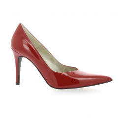 Brenda zaro Escarpins cuir vernis rouge