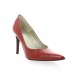 Brenda zaro Escarpins cuir vernis rouge