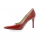 Brenda zaro Escarpins cuir vernis rouge