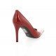 Brenda zaro Escarpins cuir vernis rouge