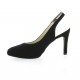 Brenda zaro Escarpins cuir velours noir