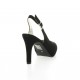 Brenda zaro Escarpins cuir velours noir