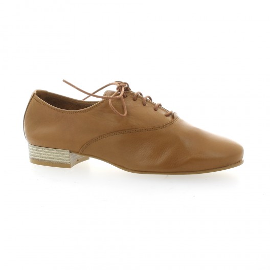 Pao Derby cuir cognac