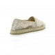 Elizabeth stuart Espadrille toile paillette beige