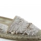 Elizabeth stuart Espadrille toile paillette beige