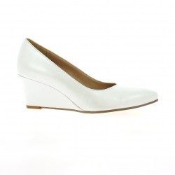 Vidi studio Escarpins cuir nacré blanc