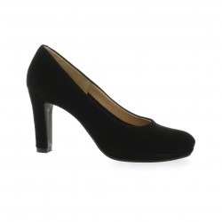 Vidi studio Escarpins cuir velours noir