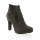 Vidi studio Boots cuir velours gris