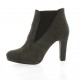 Vidi studio Boots cuir velours gris