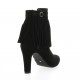 Vidi studio Boots cuir velours noir