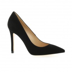 Essedonna Escarpins cuir velours noir