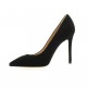 Essedonna Escarpins cuir velours noir