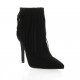 Essedonna Boots cuir velours noir