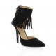 Essedonna Escarpins cuir velours noir