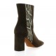 Elizabeth stuart Boots cuir velours vison