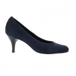 Elizabeth stuart Escarpins cuir velours marine